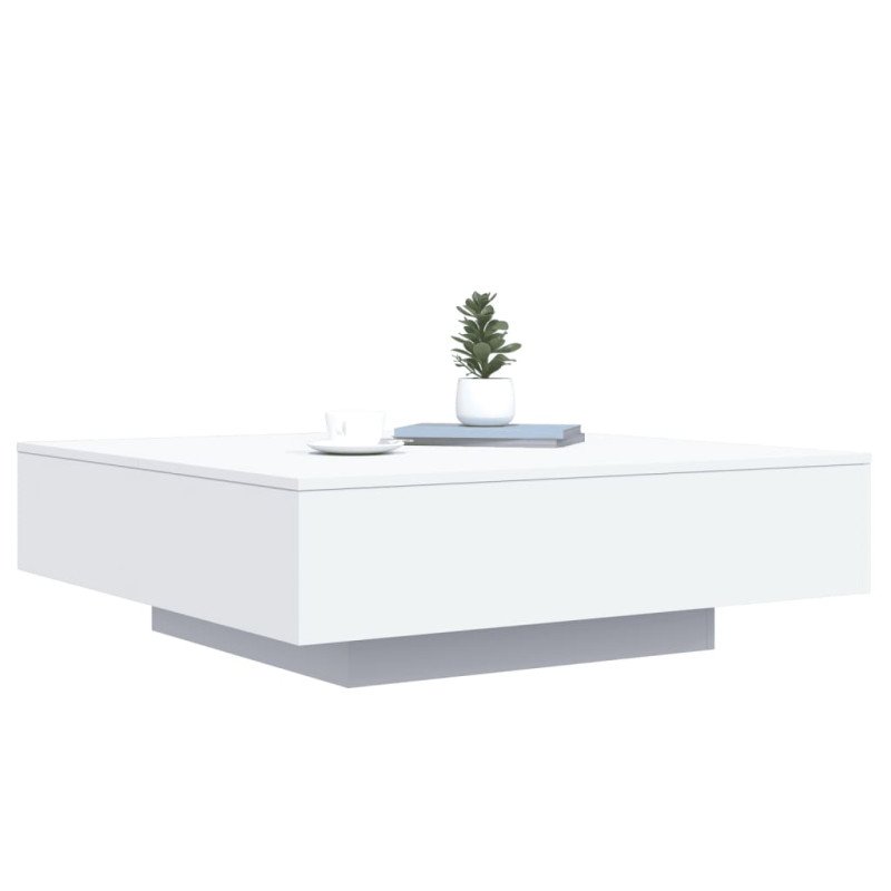 vidaXL Konferenčný stolík biely 100x100x31 cm kompozitné drevo