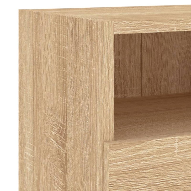 vidaXL TV nástenné skrinky 2 ks dub sonoma 60x30x30cm kompozitné drevo