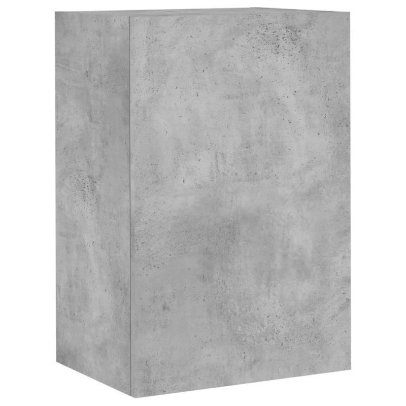 vidaXL TV nástenné skrinky 2 ks betónovo sivé 40,5x30x60 cm komp.drevo