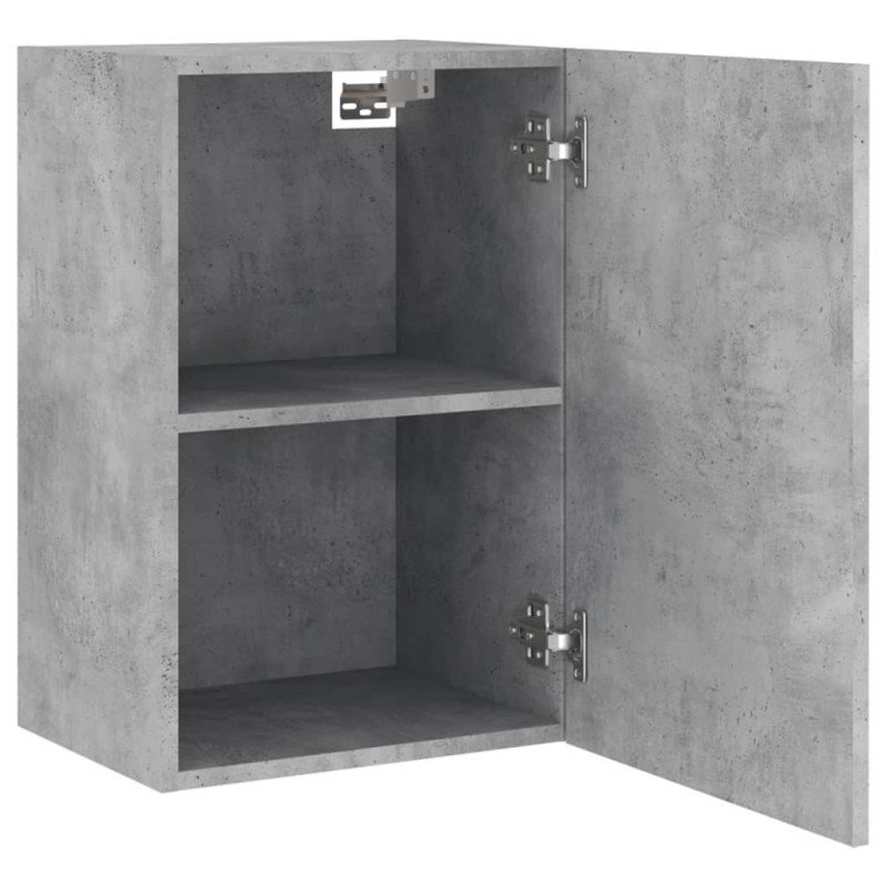 vidaXL TV nástenné skrinky 2 ks betónovo sivé 40,5x30x60 cm komp.drevo