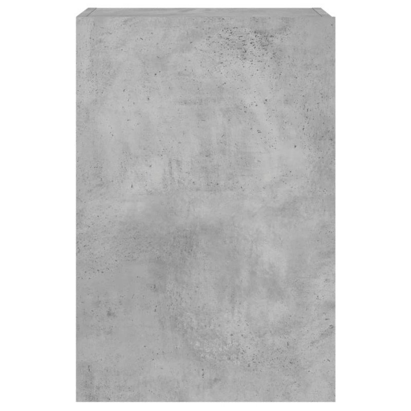 vidaXL TV nástenné skrinky 2 ks betónovo sivé 40,5x30x60 cm komp.drevo