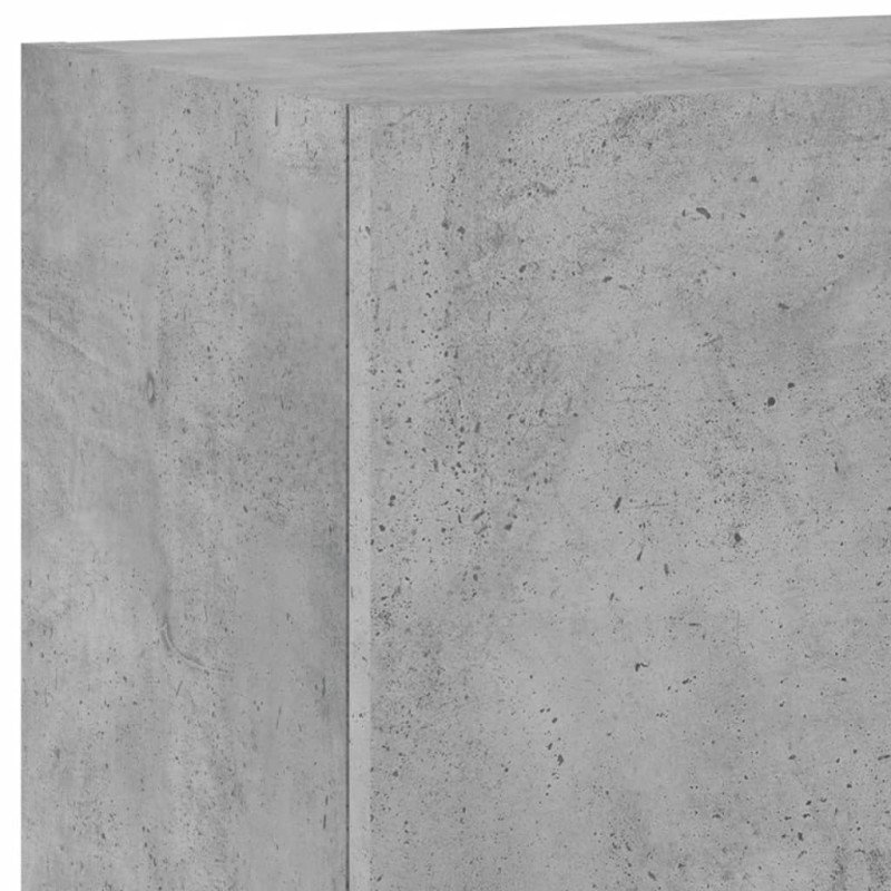 vidaXL TV nástenné skrinky 2 ks betónovo sivé 40,5x30x60 cm komp.drevo