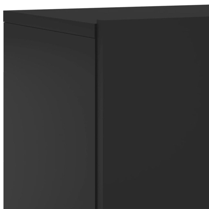 vidaXL TV skrinky nástenné 2 ks čierne 60x30x41 cm