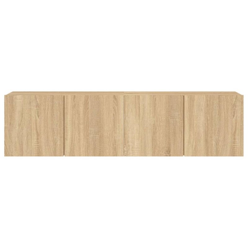vidaXL TV skrinky nástenné 2 ks dub sonoma 80x30x41 cm