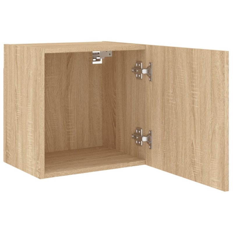 vidaXL TV nástenné skrinky 2 ks dub sonoma 40,5x30x40 cm kompoz. drevo