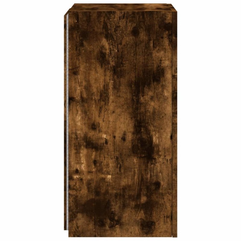 vidaXL TV nástenné skrinky s LED svetlami 2 ks dymový dub 30,5x35x70cm