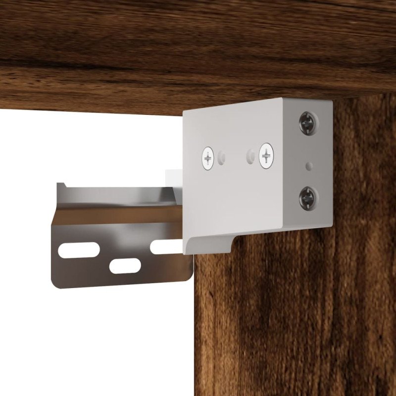 vidaXL TV nástenná skrinka s LED svetlami dub sonoma 58,5x30x60,5 cm