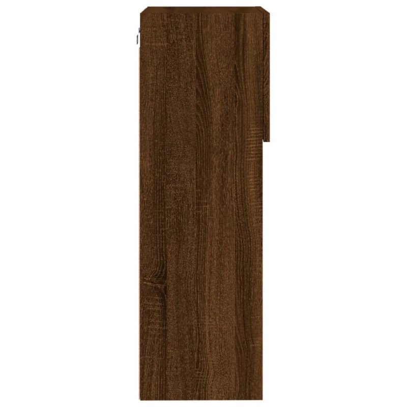 vidaXL TV skrinky s LED svetlami 2 ks hnedý dub 40,5x30x90 cm