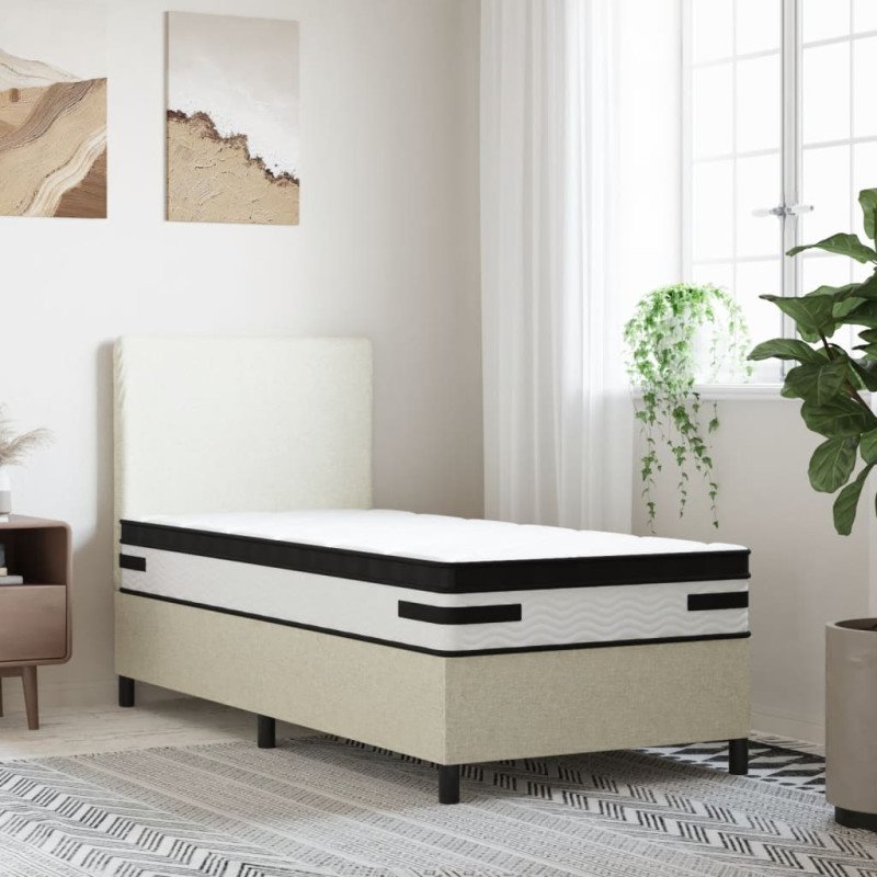 vidaXL Taštičkový pružinový matrac stredne tvrdý plus 80x190 cm