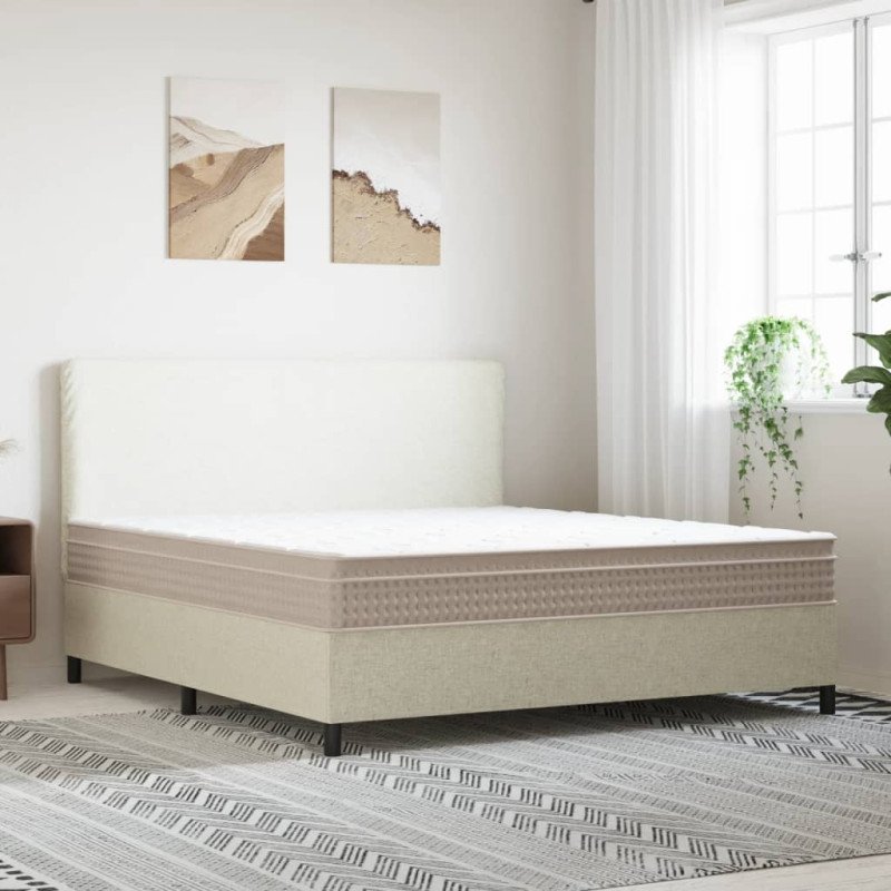 vidaXL Taštičkový pružinový matrac stredne tvrdý plus 180x200 cm