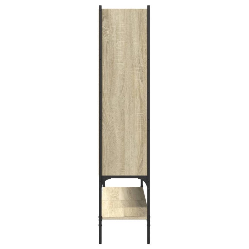 vidaXL Knižnica dub sonoma 102x30x141,5 cm kompozitné drevo