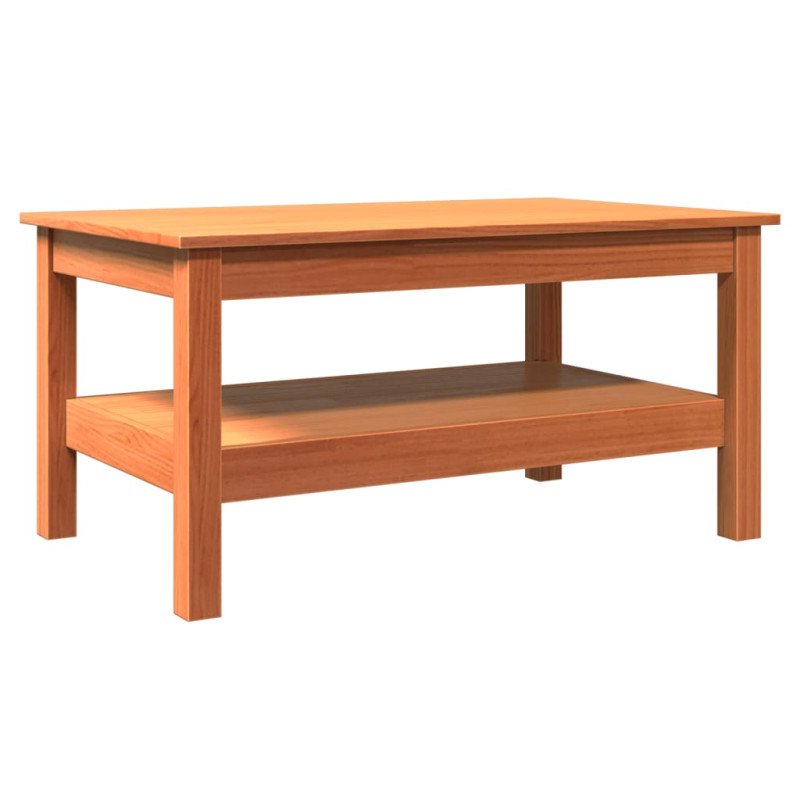 vidaXL Konferenčný stolík voskový hnedý 80x50x40 cm borovicový masív