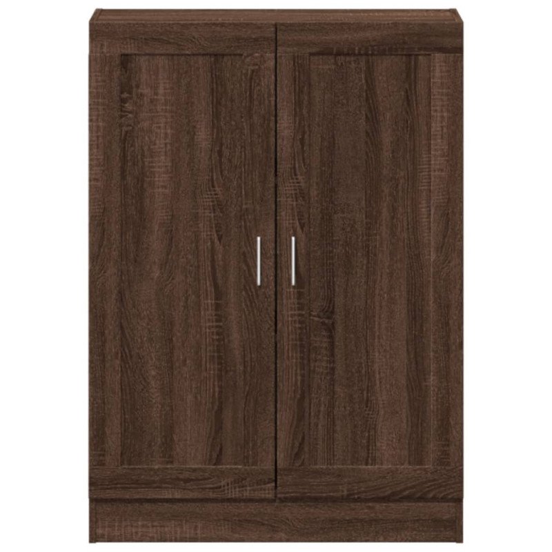 vidaXL Knižnica hnedý dub 82,5x30,5x115 cm kompozitné drevo