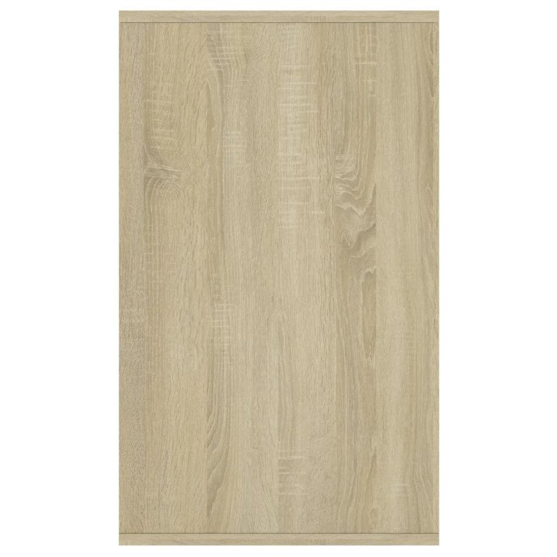 vidaXL Komoda farba dubu sonoma 135x41x75 cm drevotrieska