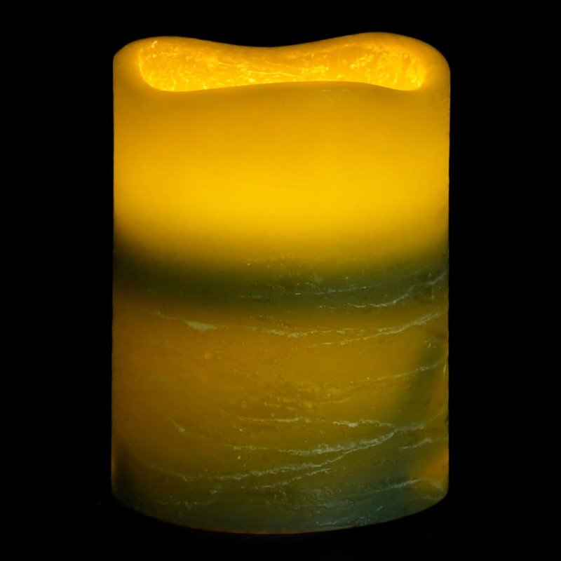 vidaXL Bezplameňové LED sviečky s diaľkovým ovládaním 24 ks biela