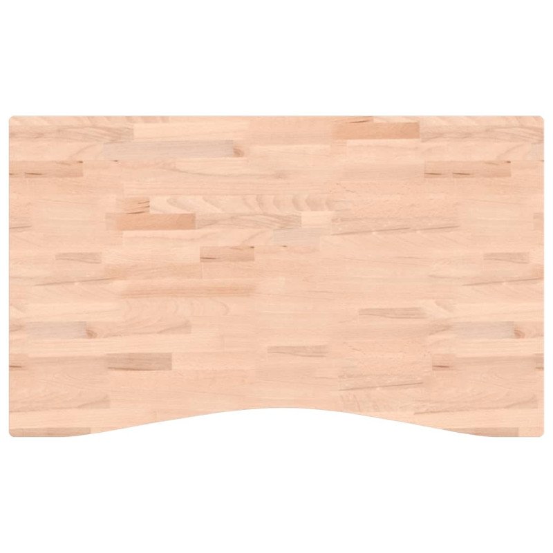 vidaXL Stolová doska 100x(55-60)x1,5 cm bukový masív
