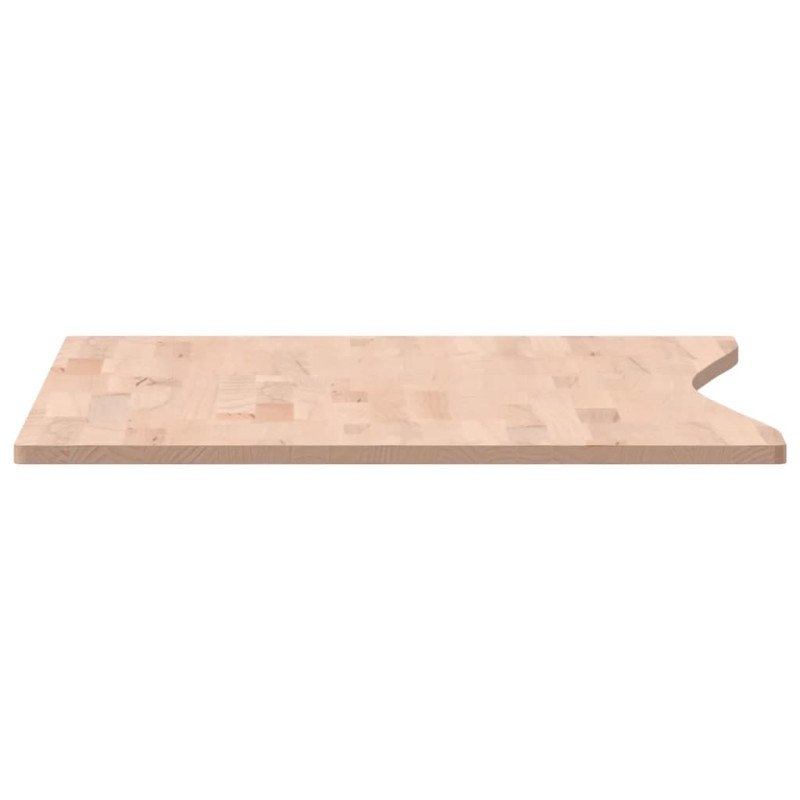 vidaXL Stolová doska 100x(55-60)x1,5 cm bukový masív