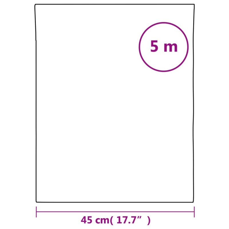 vidaXL Okenná fólia statická matná transparentná sivá 45x500 cm PVC
