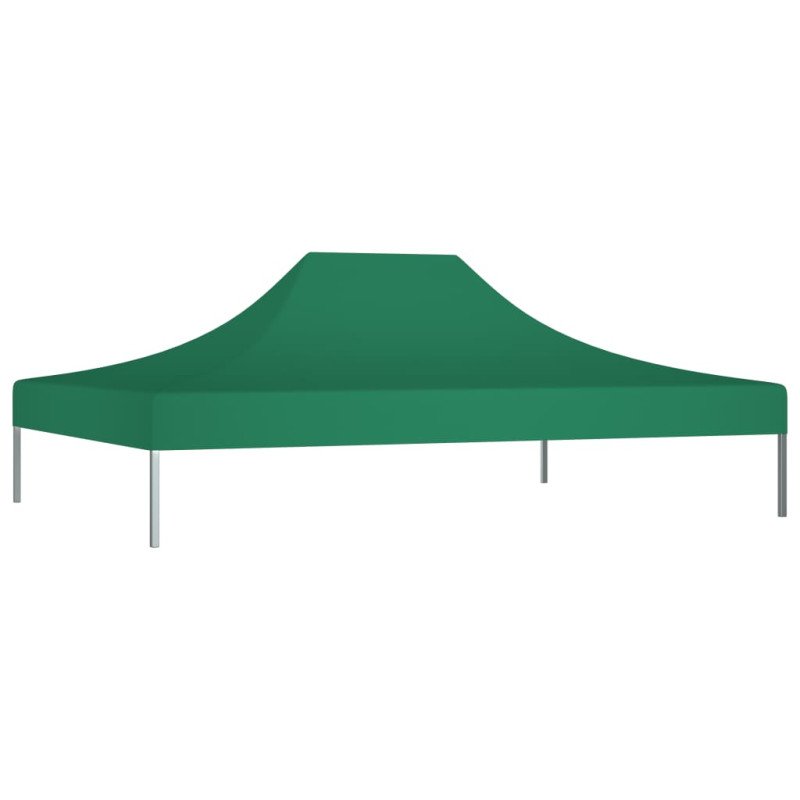 vidaXL Strecha na párty stan 4,5x3 m, zelená 270 g/m²