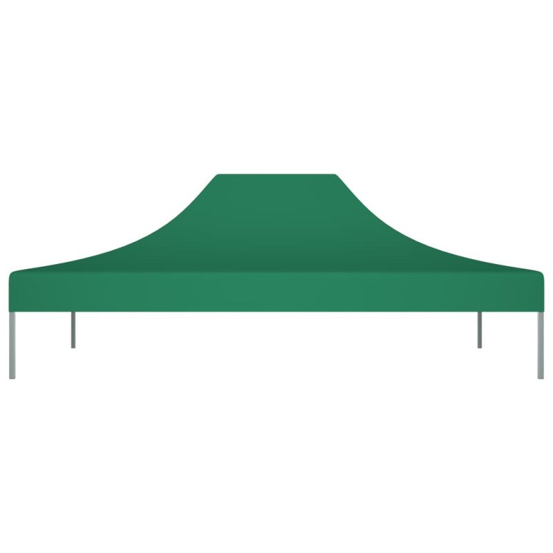 vidaXL Strecha na párty stan 4,5x3 m, zelená 270 g/m²