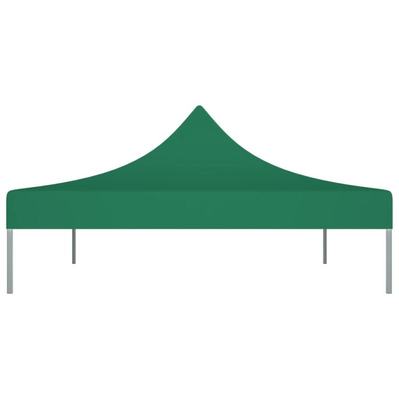 vidaXL Strecha na párty stan 4,5x3 m, zelená 270 g/m²