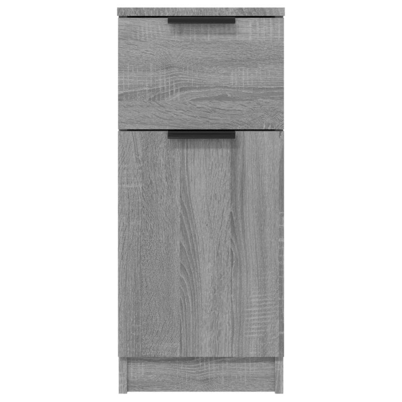 vidaXL Komoda sivý dub sonoma 30x30x70 cm spracované drevo