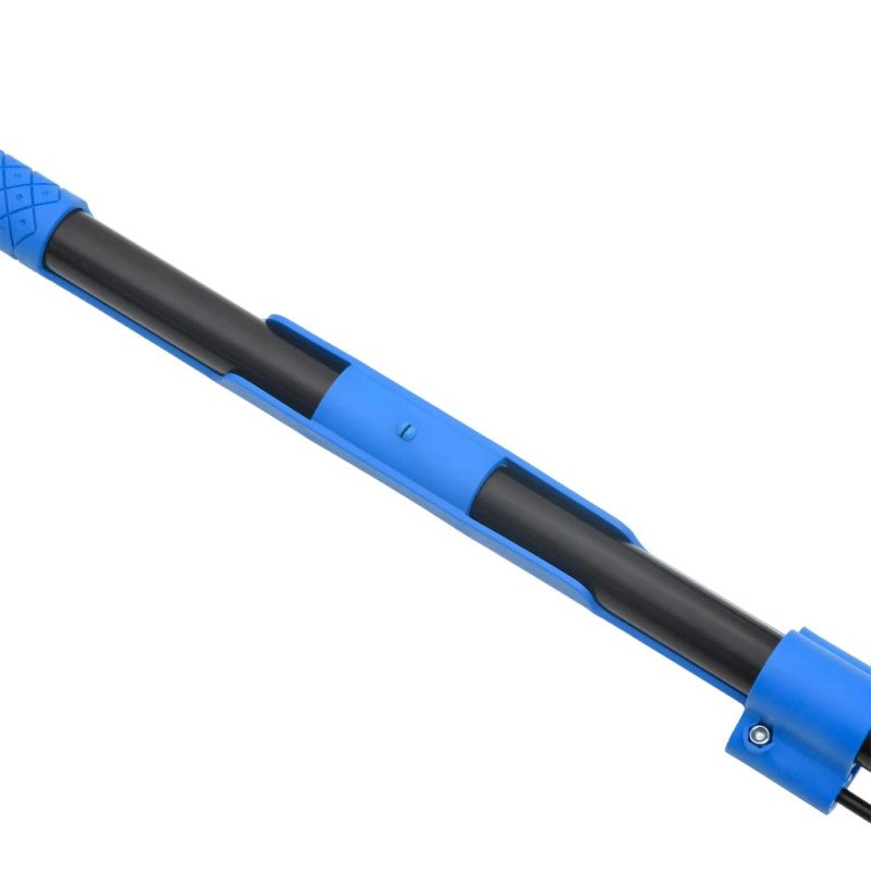 vidaXL Zberač orechov modrý 127 cm oceľ
