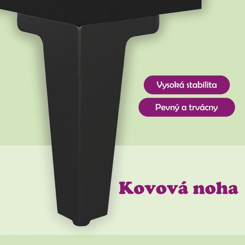 vidaXL Nočný stolík hnedý dub 40x35x47,5 cm