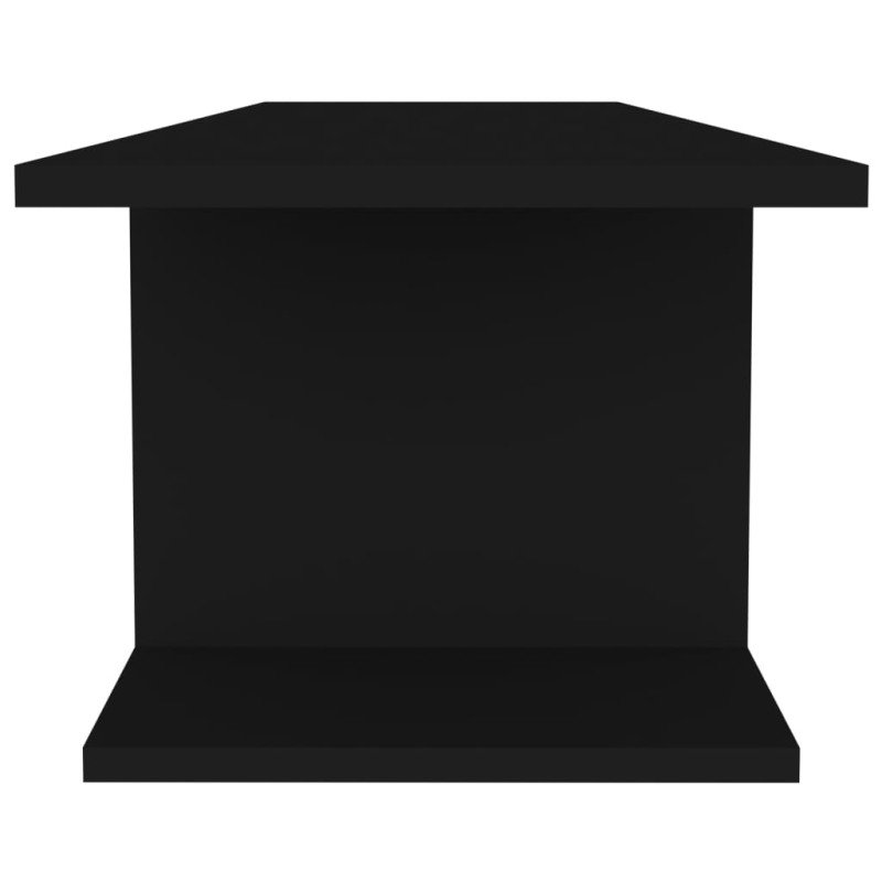 vidaXL Nástenná TV skrinka čierna 103x30x26,5 cm