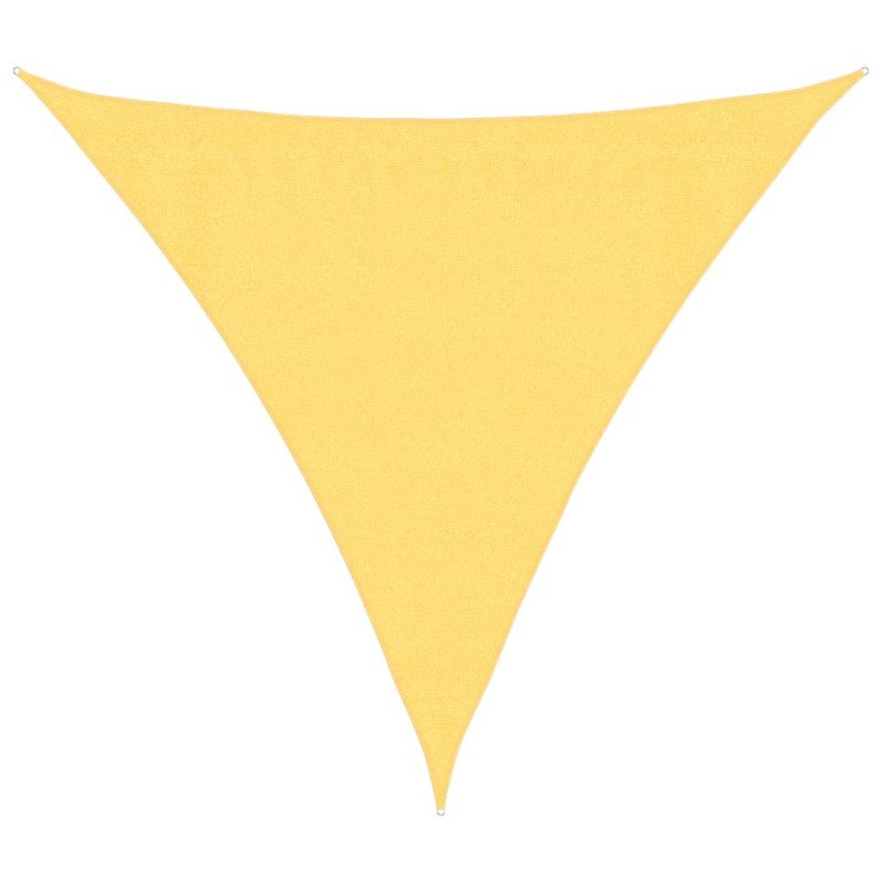vidaXL Tieniaca plachta 160 g/m², béžová 3x3x3 m, HDPE