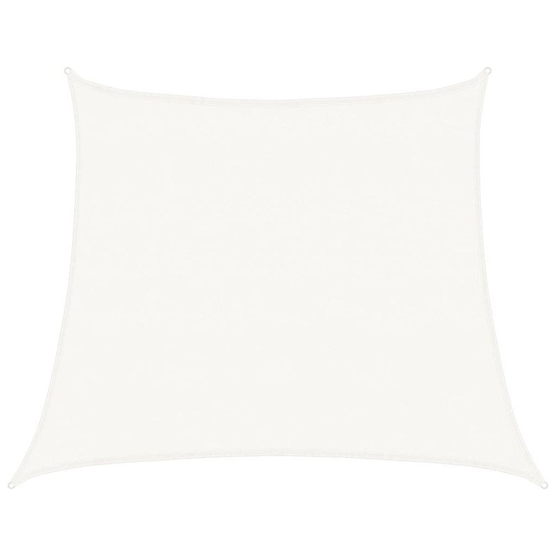 vidaXL Tieniaca plachta 160 g/m² biela 4/5x4 m HDPE