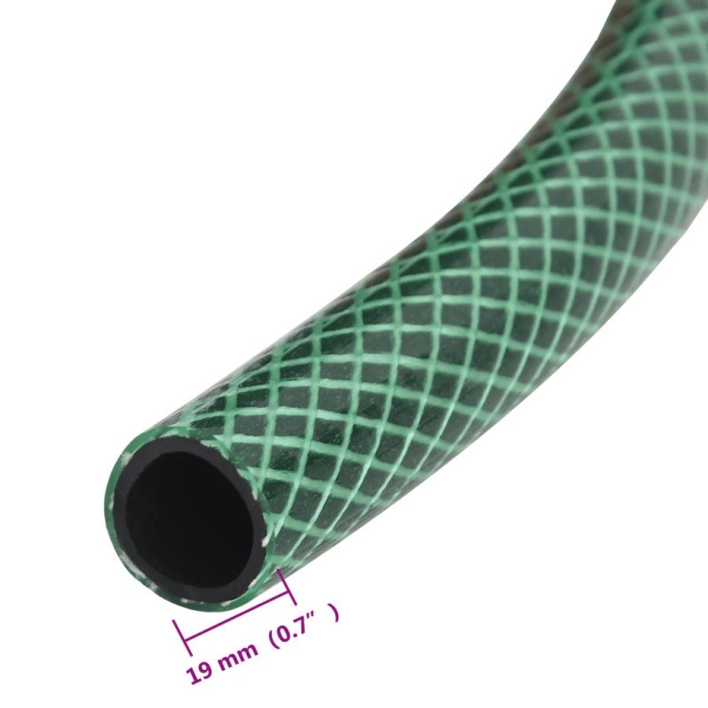 vidaXL Záhradná hadica zelená 0,9" 10 m PVC