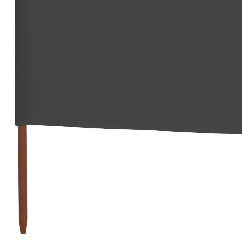 vidaXL 6-panelová zábrana proti vetru sivá 800x80 cm látková