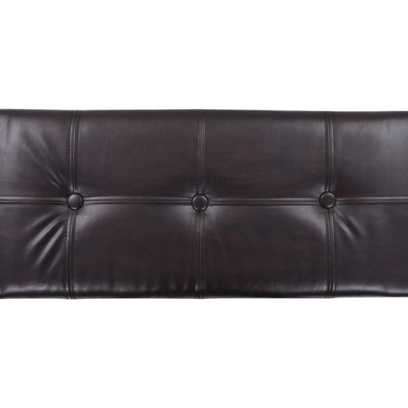 vidaXL Lavica s 3 košíkmi z morskej trávy 105x40x42cm hnedá