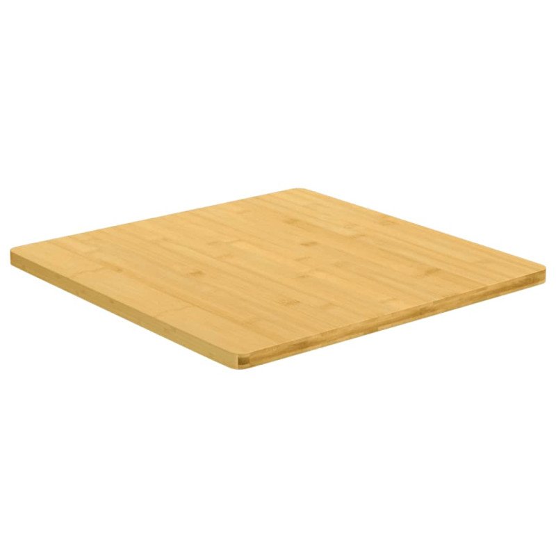 vidaXL Stolová doska 50x50x1,5 cm bambus