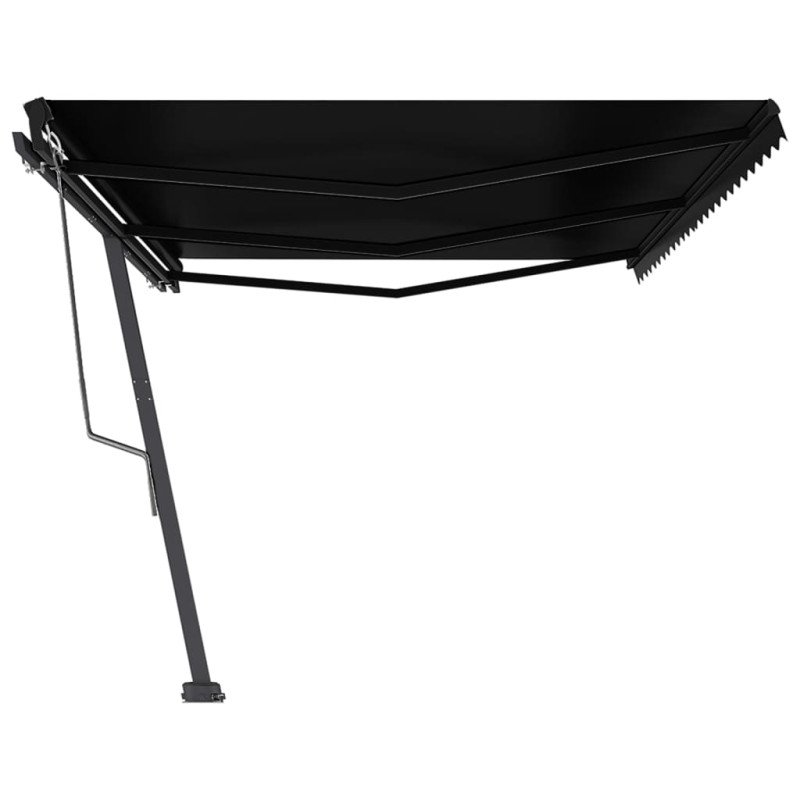 vidaXL Samostatne stojaca automatická markíza 600x350 cm antracitová
