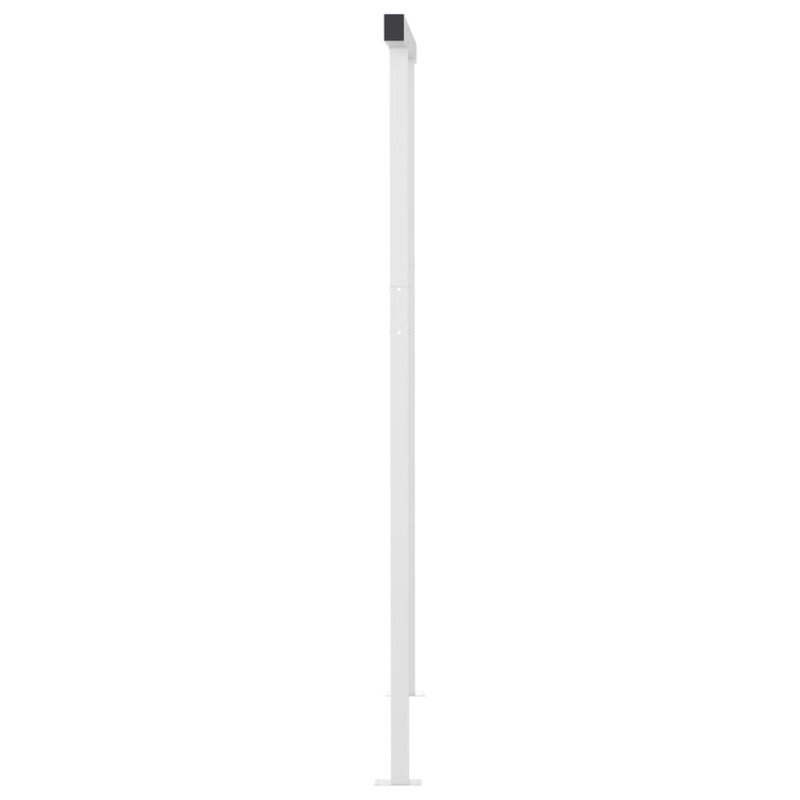 vidaXL Automatická markíza s LED a senzorom vetra 3,5x2,5 m krémová