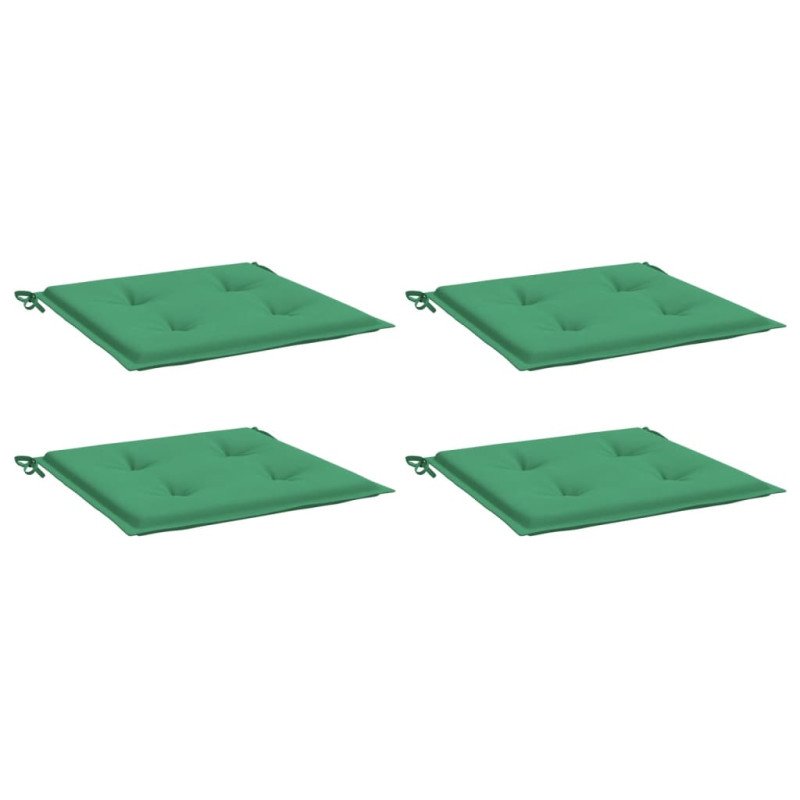 vidaXL Podložky na záhradné stoličky 4 ks 40x40x3 cm, oxfordská látka