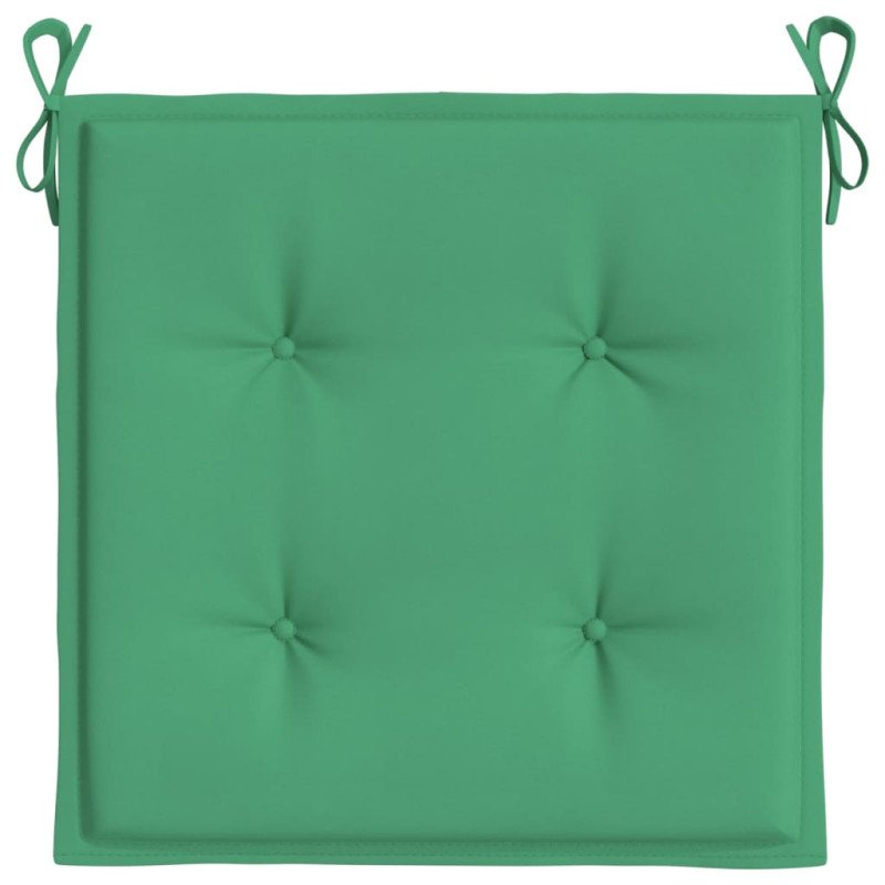 vidaXL Podložky na záhradné stoličky 4 ks 40x40x3 cm, oxfordská látka
