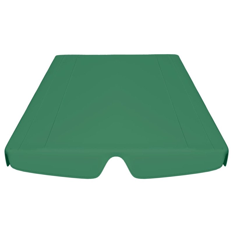 vidaXL Náhradná strieška na hojdačku, zelená 150/130x105/70 cm