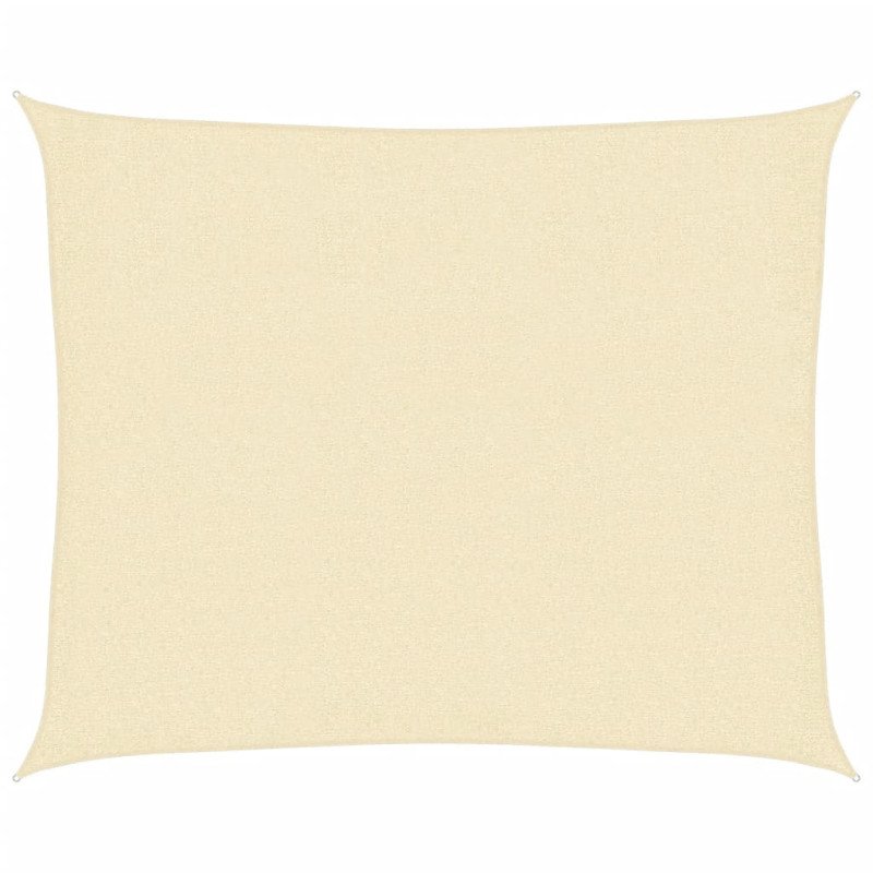 vidaXL Tieniaca plachta 160 g/m², krémová 2,5x3 m, HDPE