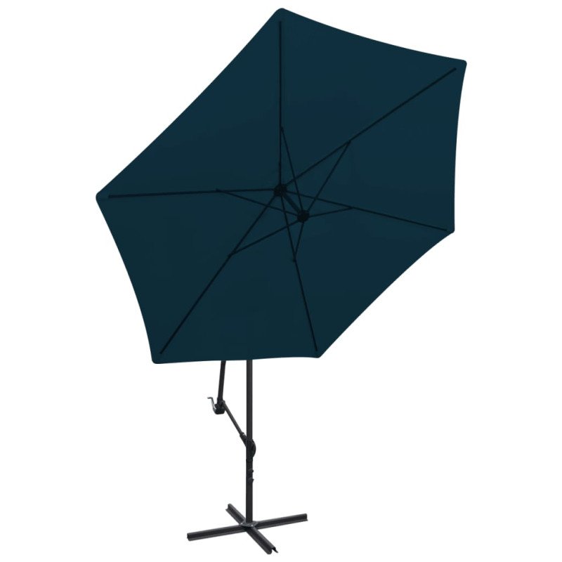 vidaXL Závesný slnečník, 3 m, modrý