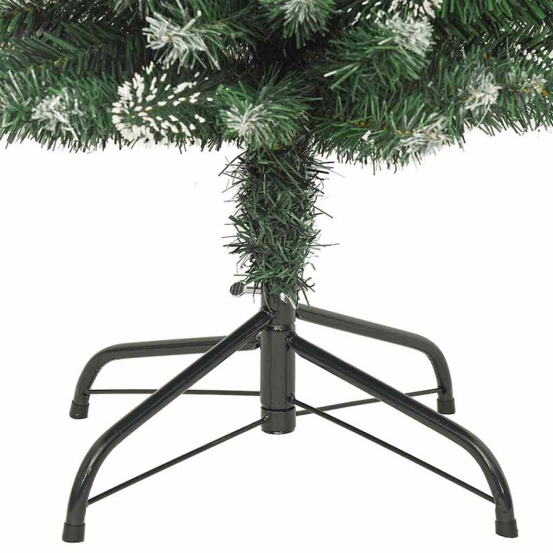 vidaXL Umelý úzky vianočný stromček s podstavcom 180 cm PVC
