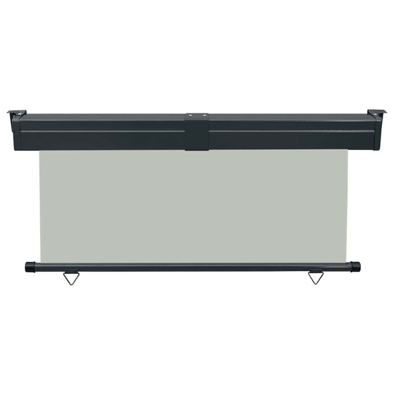 vidaXL Bočná markíza na balkón 170x250 cm, sivá