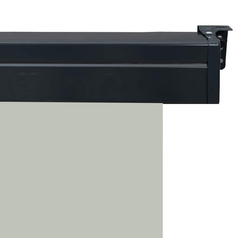 vidaXL Bočná markíza na balkón 170x250 cm, sivá