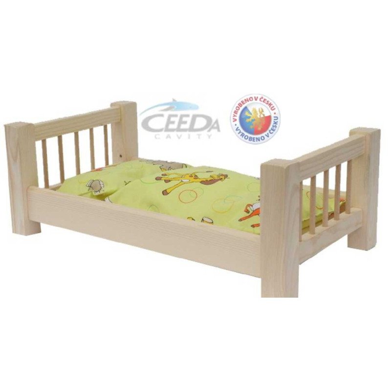 CEEDA DrEVO Postýlka velká pro panenku DrEVĚNÉ HRAČKY