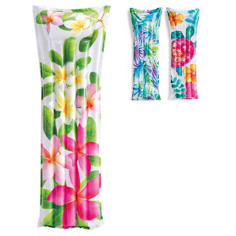 INTEX Nafukovací lehátko 183x69cm matrace do vody s potiskem 3 druhy 59720