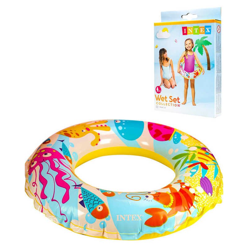 INTEX Kruh nafukovací 51cm vodní svět plavací kolo do vody 56205
