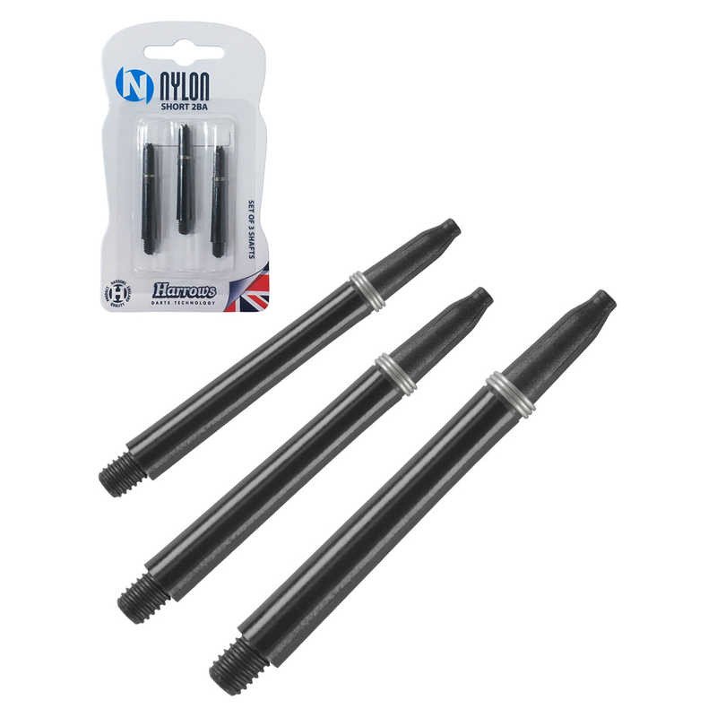 ACRA Náhradní násadky na šipky set 3ks HARROWS Nylon Short 2BA