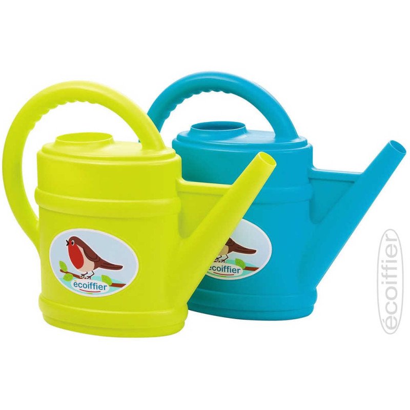 ECOIFFIER Baby konvička dětská velká 36cm s ptáčkem 2 barvy plast